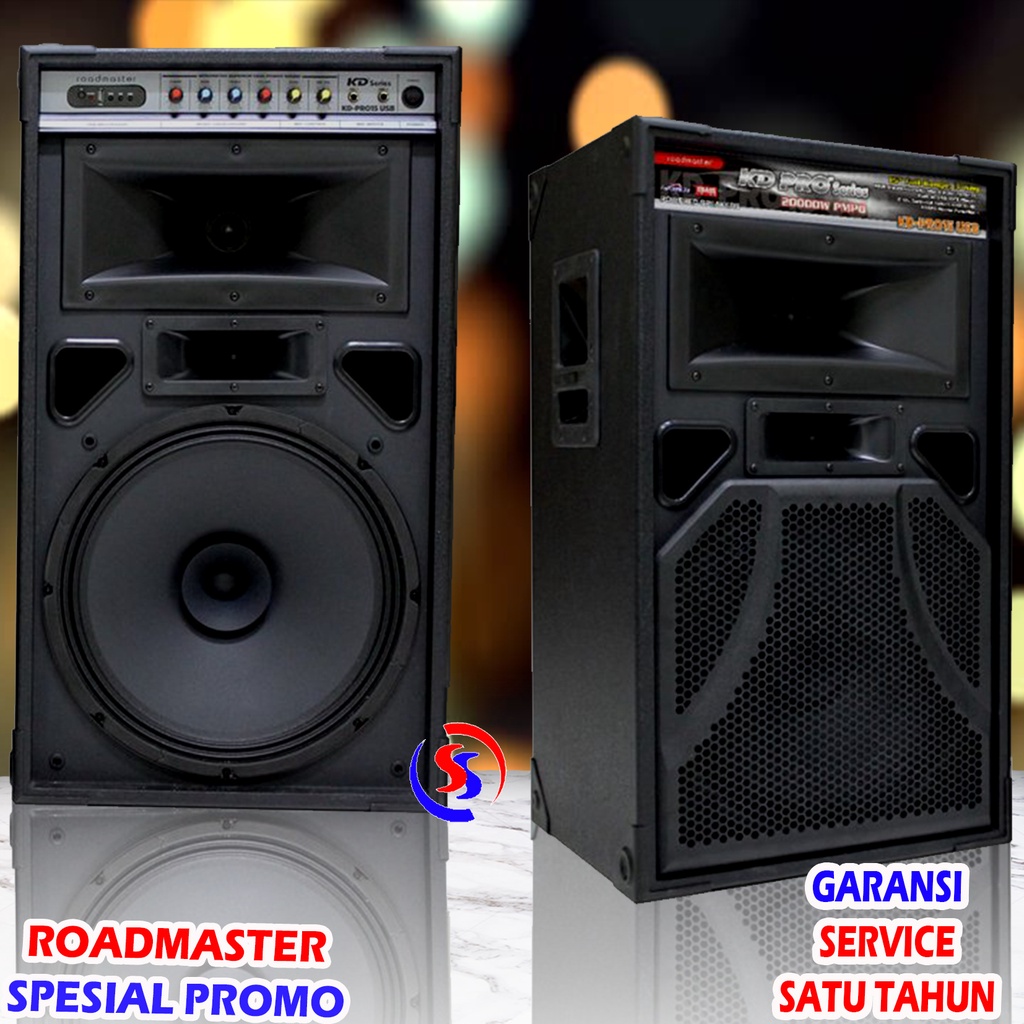 SPEAKER BLUETOOTH ROADMASTER KD PRO 15 MIX USB GRATIS SERVICE 12 BULAN