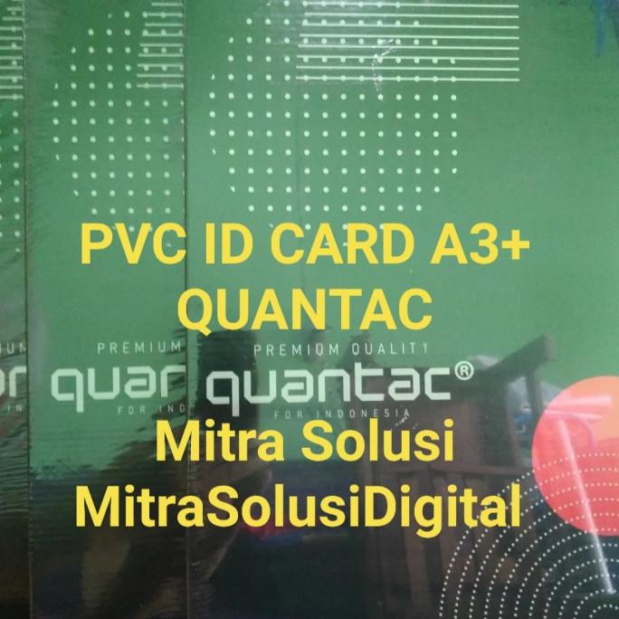 

PVC ID CARD QUANTAC A3 PLUS WHITE GLOSSY 25 SET