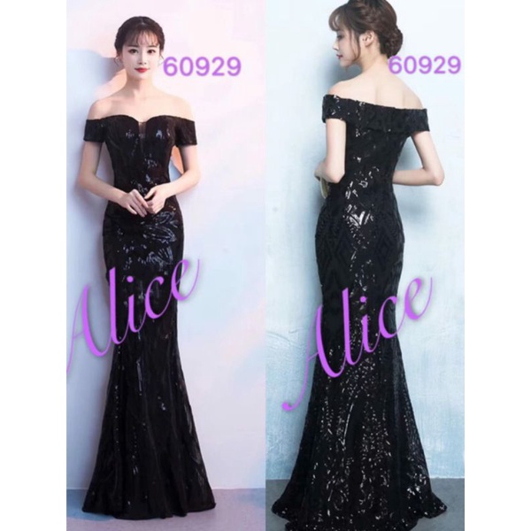 K0DE CC132 Long Dress Bahan sequin strech Import Premium Quality