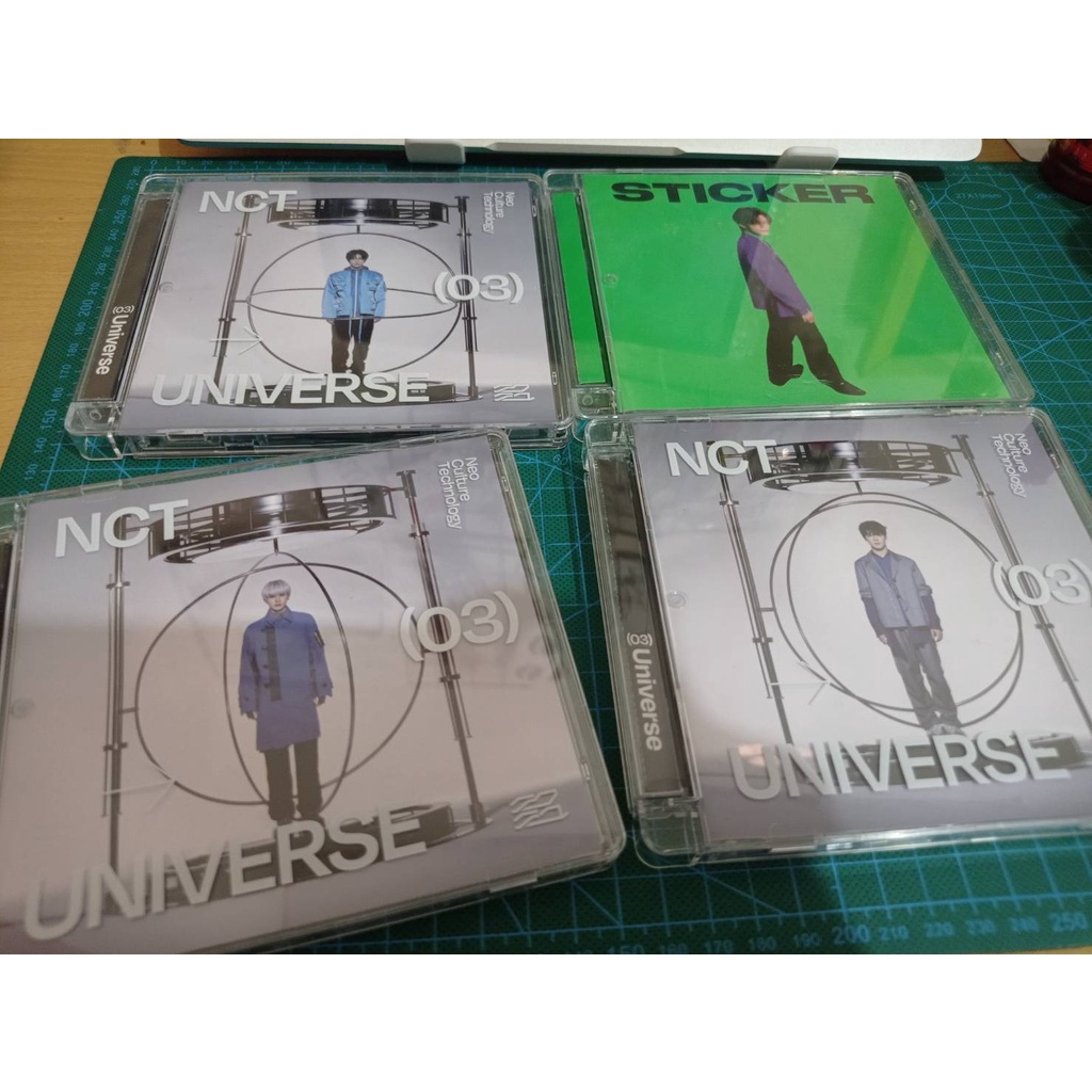 ALBUM ONLY JEWEL CASE VER UNIVERSE STICKER  NCT 2021 (NO PC) YUTA JUNGWOO CHENLE