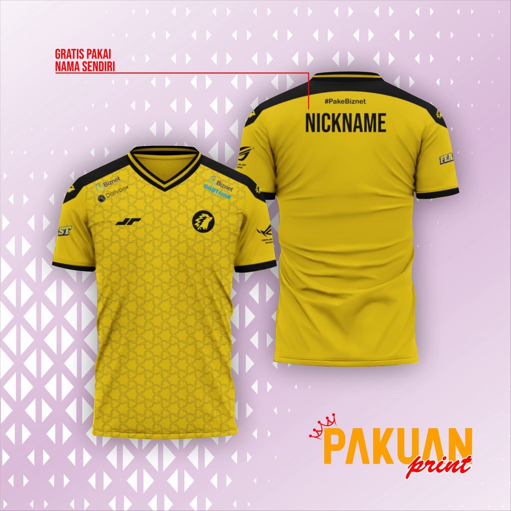JERSEY ONIC 2021 JERSEY GAMING JERSEY FREE CUSTOM NICKNAME