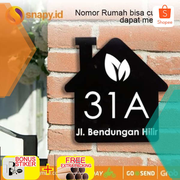 

Nomor Rumah Akrilik Acrylic LED - 2 Keren