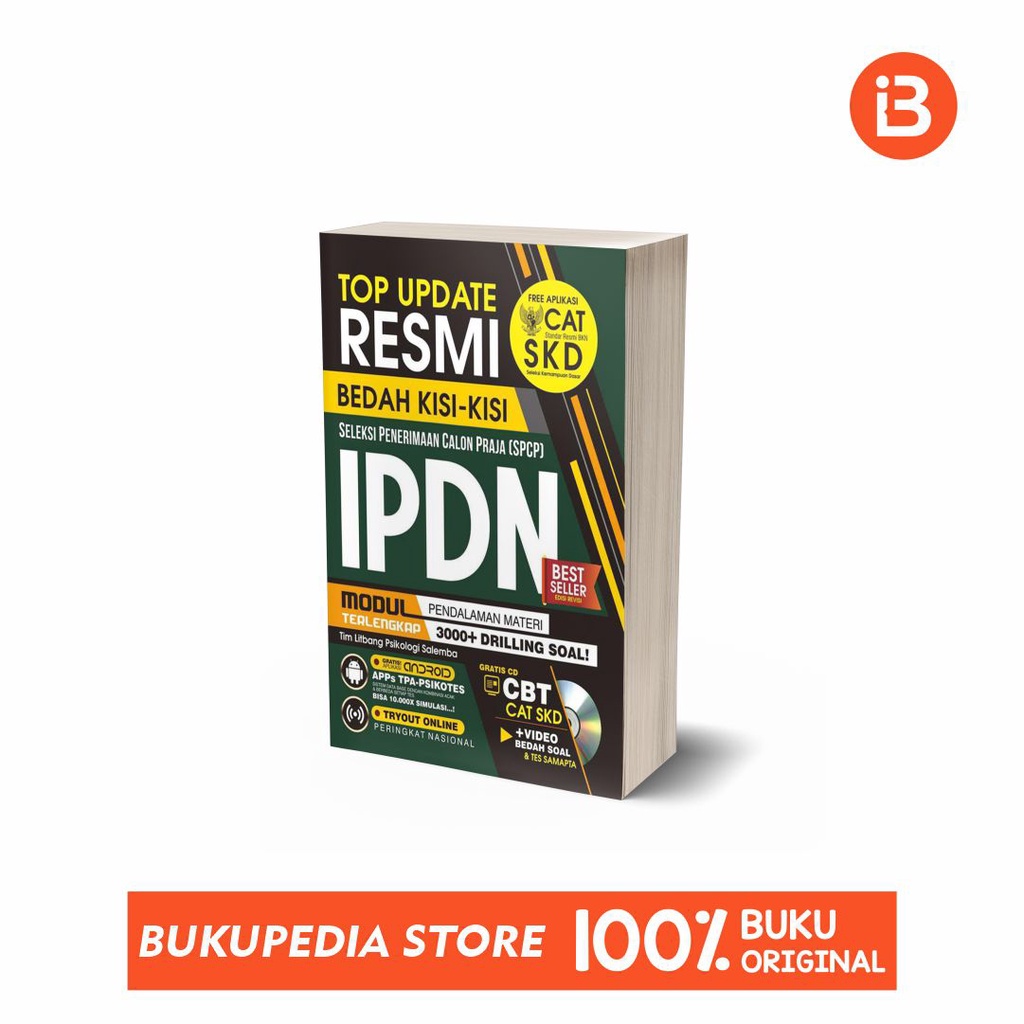 

BEST SELLER !! TOP UPDATE RESMI BEDAH KISI-KISI IPDN - FORUM EDUKASI (BONUS PENSIL 2B, BOOKMARK)