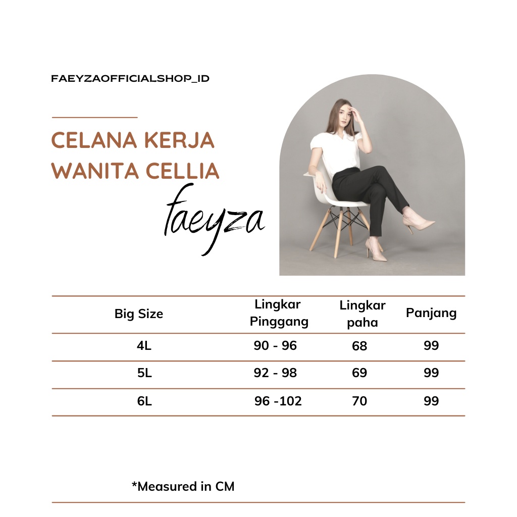 Celana Navy Wanita Merk Cellia Size S M L XL XXL 4L 5L 6L Celana Panjang Wanita Celana Wanita Jumbo Celana Hitam Panjang Wanita Pants Wanita Celana Kerja Wanita Kantor Celana Wanita Kekinian Celana Kulot Wanita Celana Jeans Wanita Legging-6