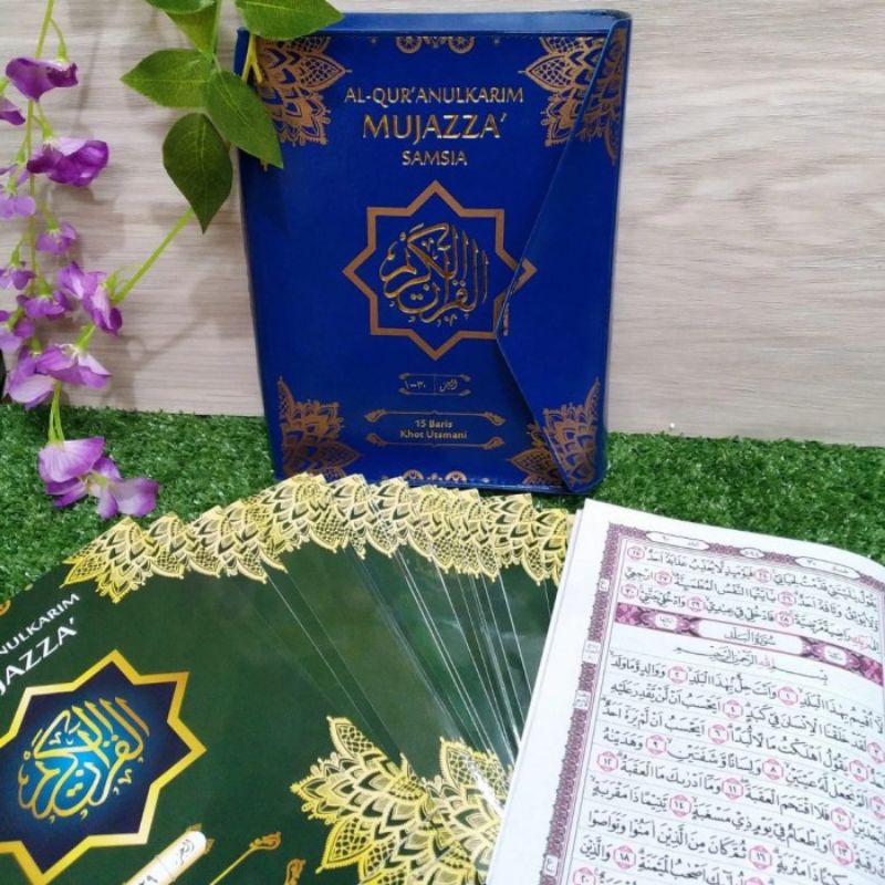 Alquran mujazza per juz LANSIA JUMBO isi full 30 juz HURUF BESAR