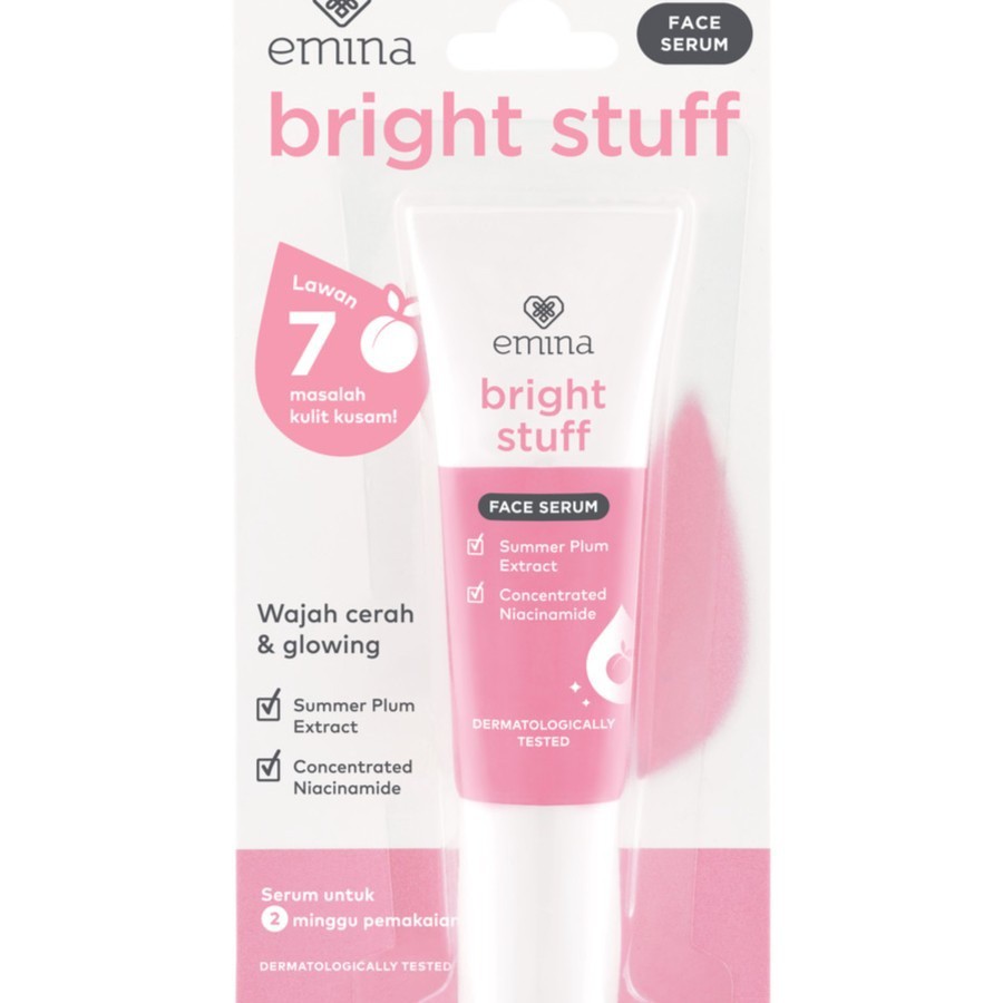 EMINA Bright Stuff Series dan Acne Prone | Emina Moisturizing Cream Toner Face Wash | Serum