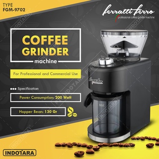 Coffee Grinder Machine Alat Penggiling Kopi Ferratti Ferro FGM9702