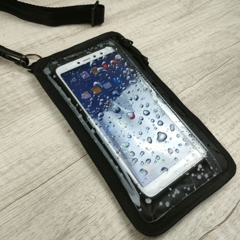 Dompet HP Waterproof Fansy Mika Hanging wallet pocket Smartphone