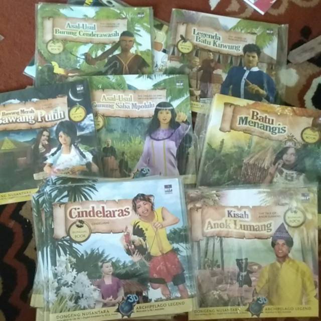 Buku Anak Bilingual Book 3D - Dongeng Nusantara - Archipelago Legend