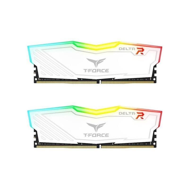 Team Delta RGB White DDR4 2x16Gb (32 GB) 3200 MHz - Ram Memory DDR4