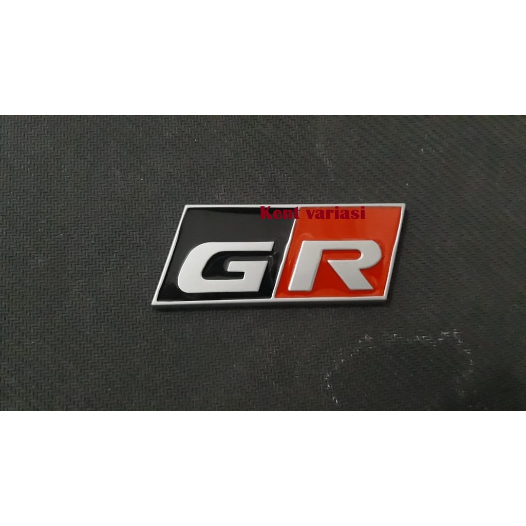 Emblem GR Sport Bahan Plat Metal