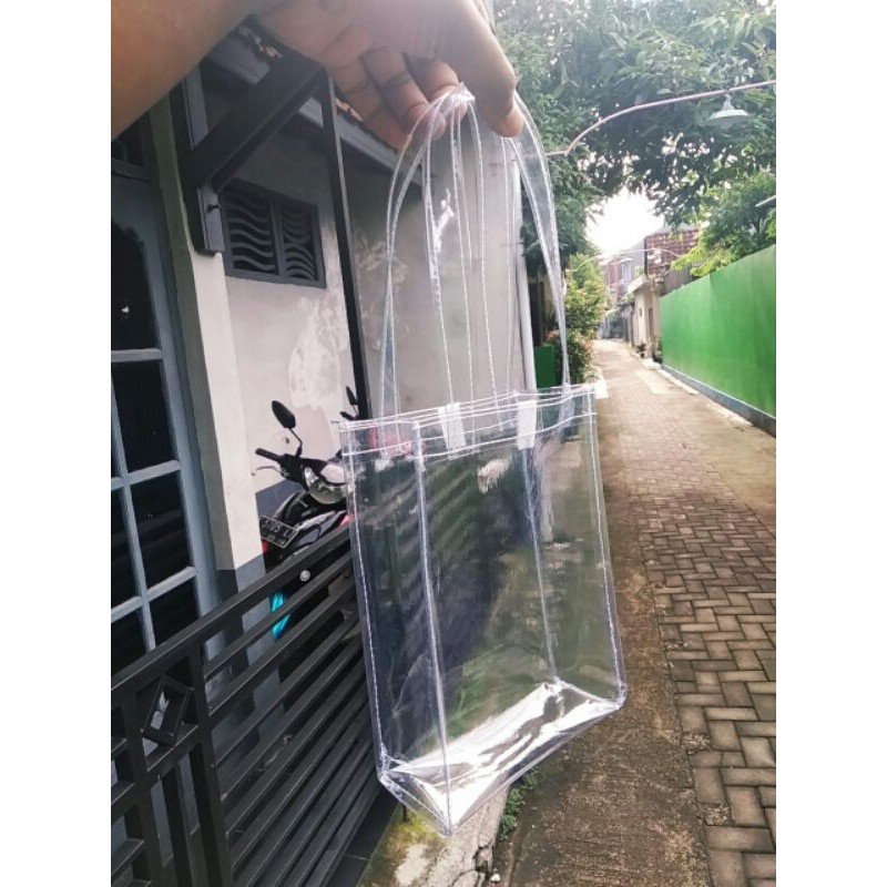 

20x20x6 Sablon Satu Warna! Min Order 10pcs! Free Desain! Tas Mika Sablon Ready stok! Tas Bridesmaids