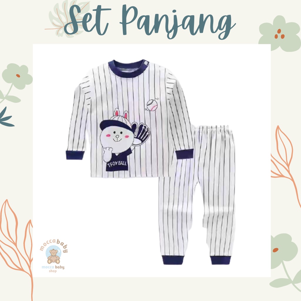 MBSS Baju Premium Anak Bayi Piyama Jumper Jumpsuit Celana Tidur Lengan Panjang NEW H5 111