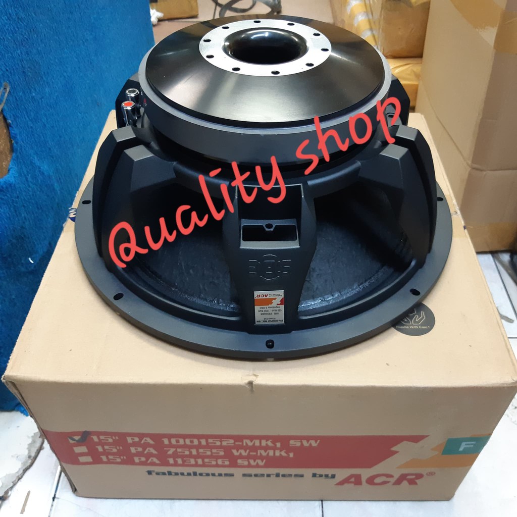 SPEAKER SUBWOOFER ACR PA 100152 MK I SW FABULOUS 15 INCH