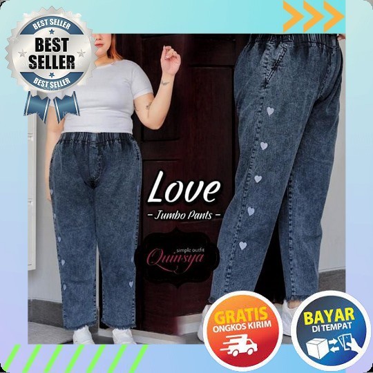 Trivela - Kulot Jeans Wanita Syakira / Kulot Jeans Brown / Kulot Jeans Cream / Kulot Jeans Warna / K