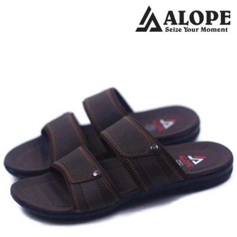 SANDAL KULIT PRIA ALOPE H 02 Sandal kulit sandal pria sandal elegant sandal terbaru