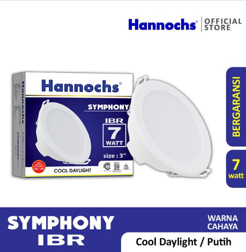 Lampu Downlight Hannochs Symphony 7W IBR / Inbow