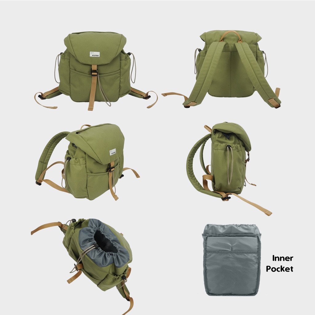 Evroa Nancy Backpack - Sage Green