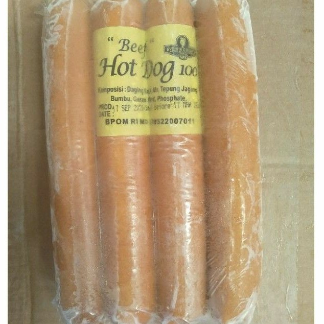 

beef hot dog 400gr