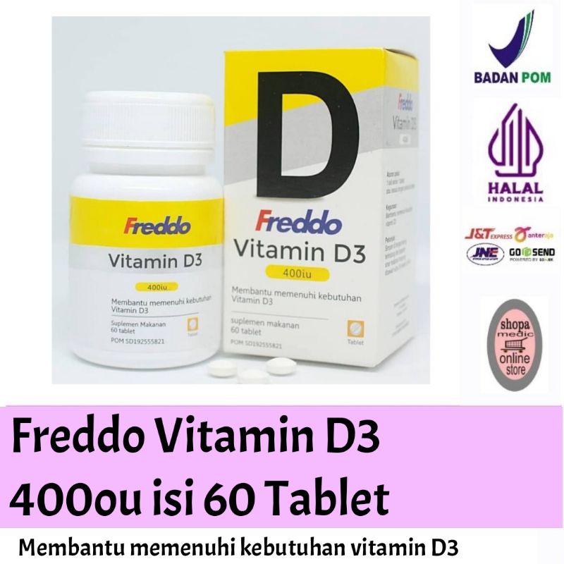 FREDDO VITAMIN D3 400iu isi 60 Tablet