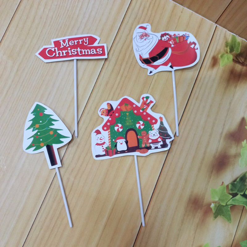 

Topper Christmas Topper Natal hiasan kue natal hiasan cake natal