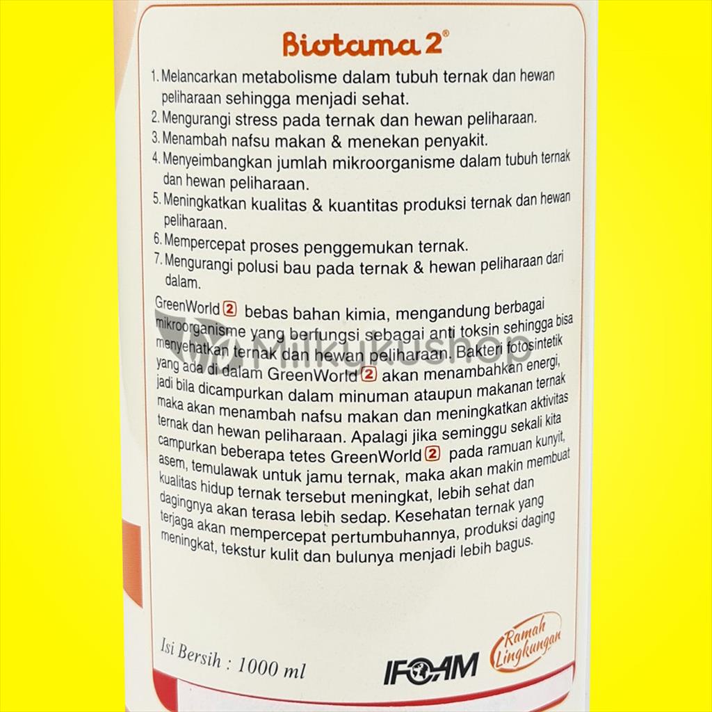 BIOTAMA 2 TERNAK 1000 ML PROBIOTIK HEWAN VITAMIN