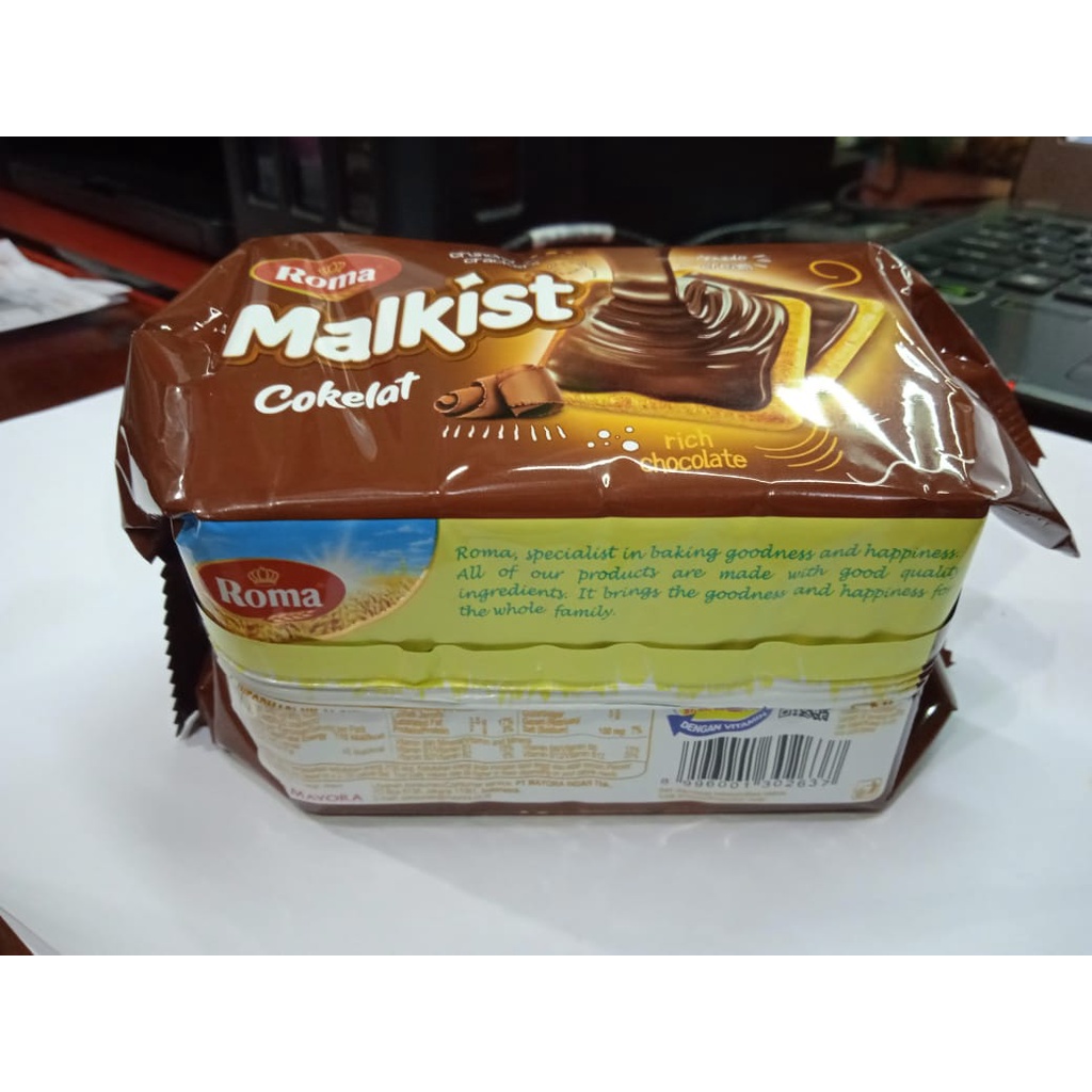 ROMA MALKIST Coklat berat 105 gr