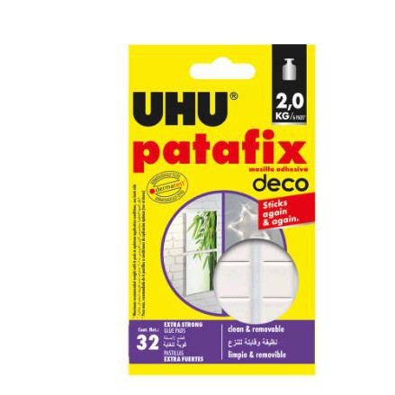 [LEM] -  UHU Patafix Homedeco / Pad Pelekat Dinding