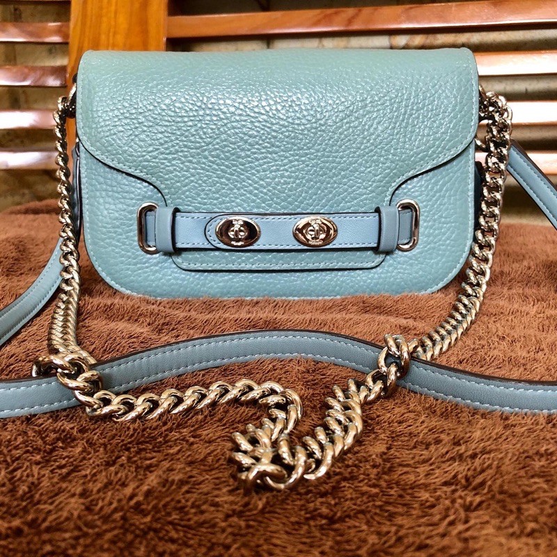 tas coach original second preloved bekas branded kulit asli mulus