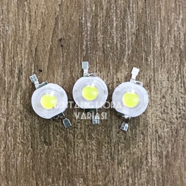 Lampu Led HPL 1 Watt / 3 Watt Senter Super Terang Tanpa Pendingin