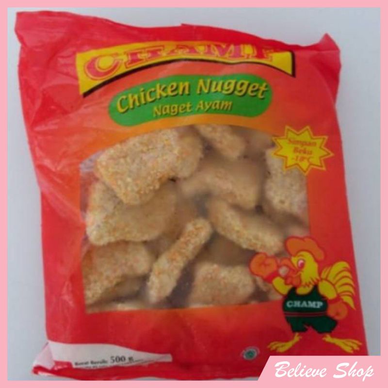 

Nugget ayam champ 500 gr