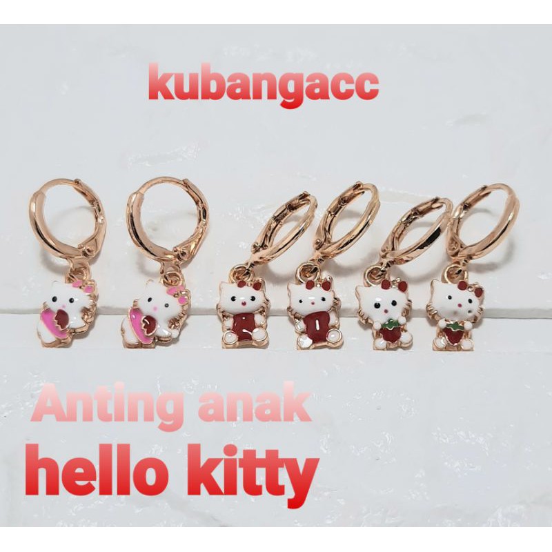 Anting. Anting anak Helo kiti anting anak karakter Anting Xuping Anting Anak murah