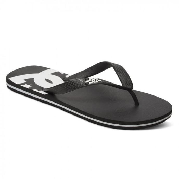 Sandal DC Shoes Spray Thongs Black White 303272-BLW ORIGINAL