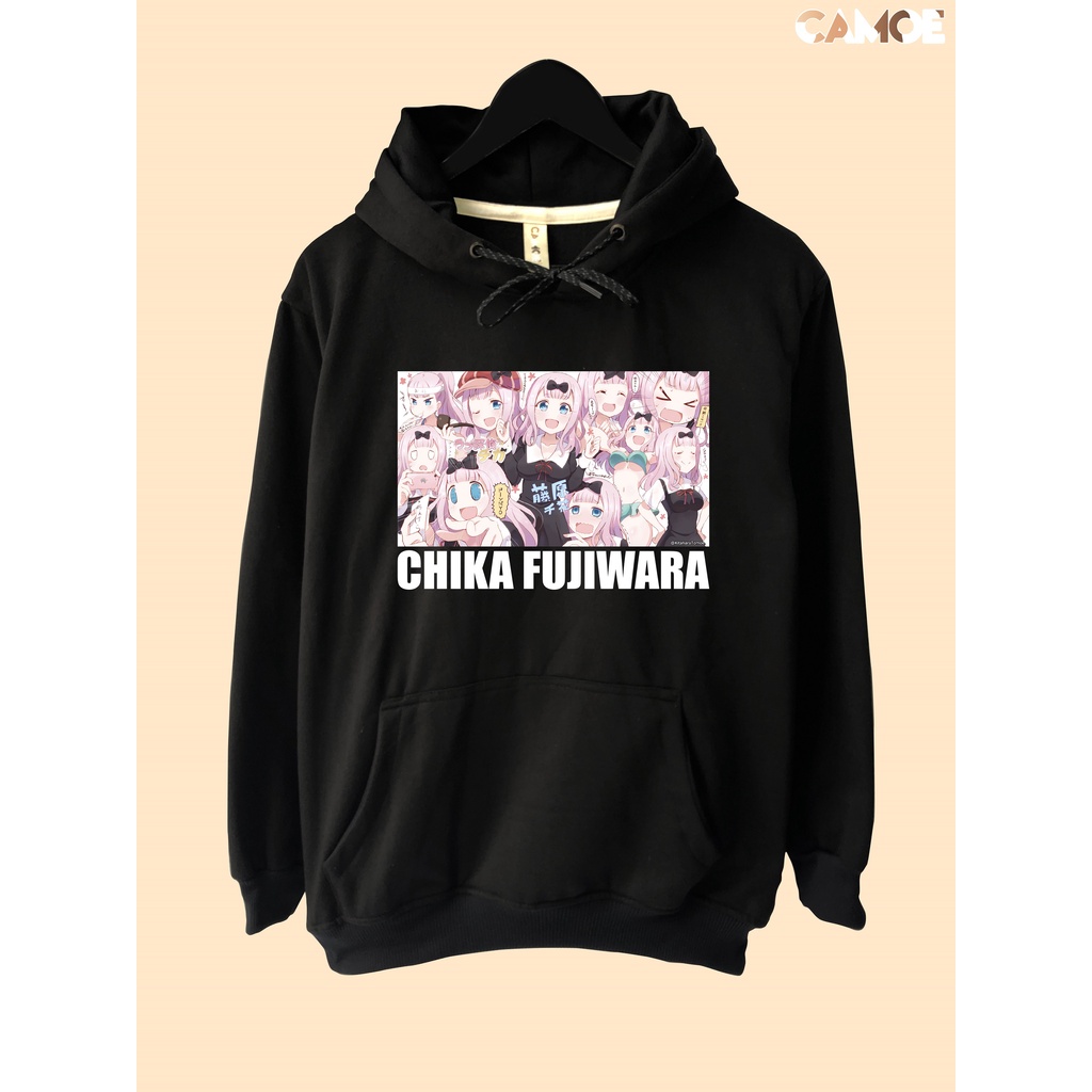 Jaket Hoodie Anime Chika Fujiwara Love is war kaguya sama