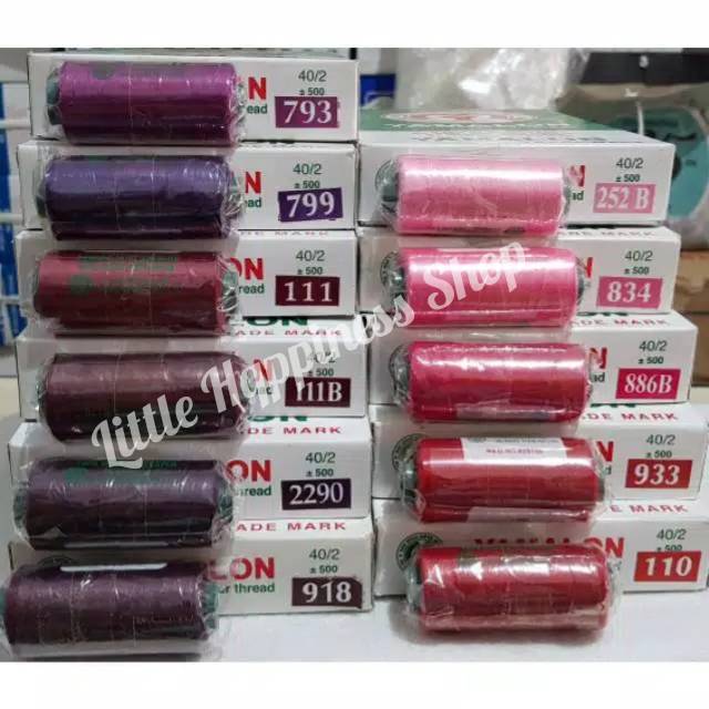 Benang Jahit Yamalon Merah & Ungu