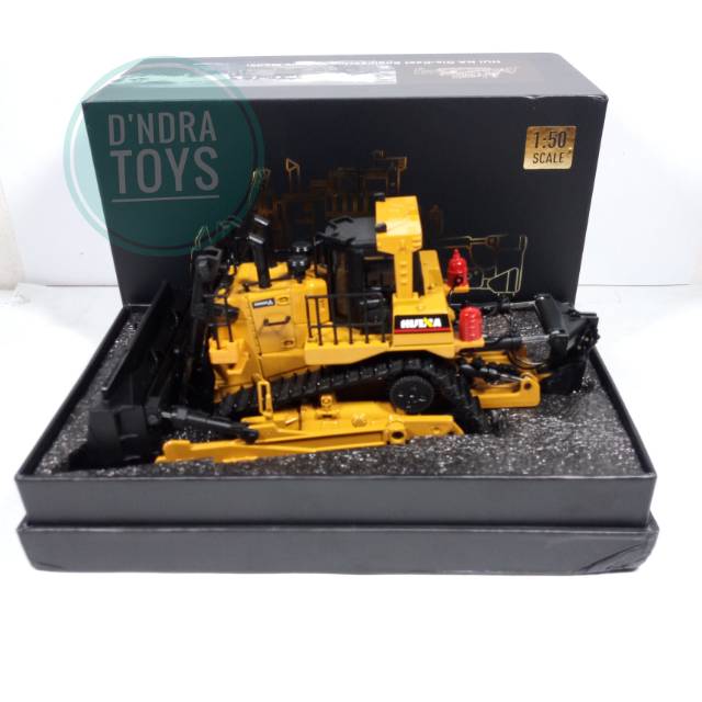 HUINA DIECAST DOZER Miniatur Alat Berat Bulldozer