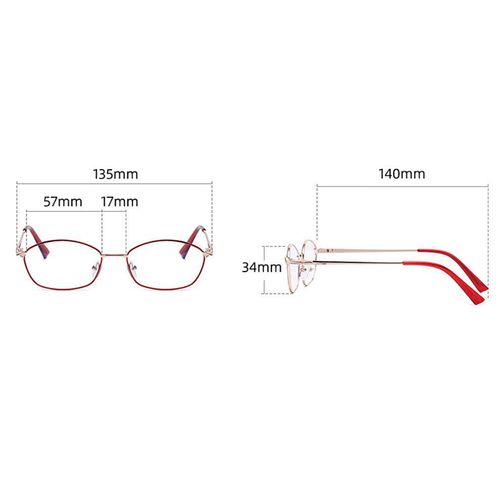 Mxbeauty Kacamata Presbyopic Kaca Mata Anti Radiasi Untuk Wanita Anti Blue Light Blocking Eyeglasses Metal Frame Pria Anti Radiasi Kaca Kacamata Baca