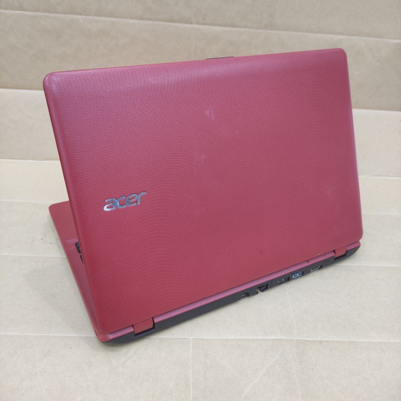 Notebook Bekas Acer Aspire ES1-131 N3060 4GB|500GB RED Mantap