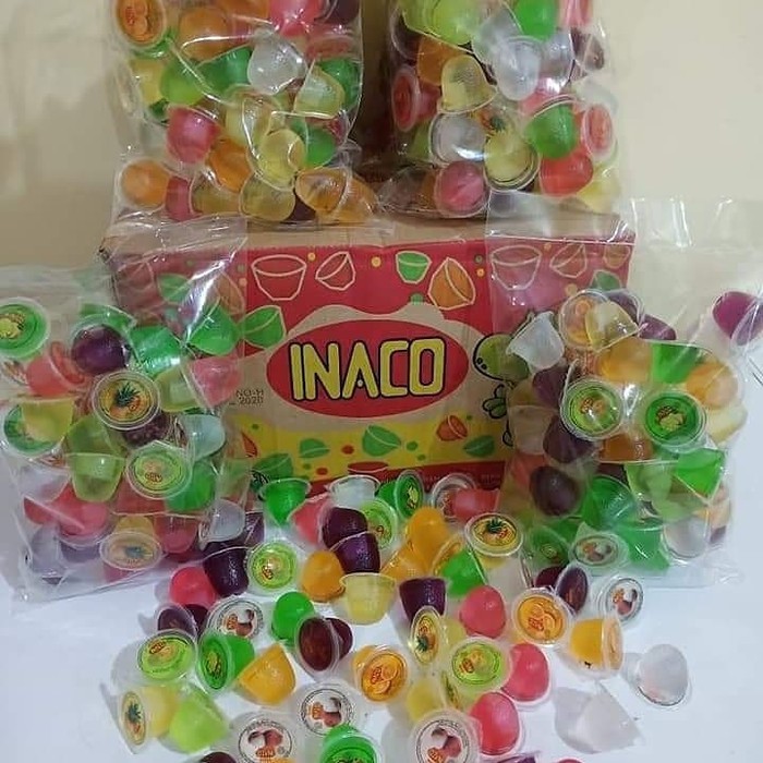 

Inaco Jelly 1 kg rasa mix buah ( isi 68 )