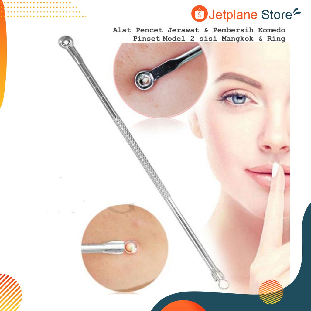 Alat Pembersih Komedo Jerawat Set Acne Blackhead Remover