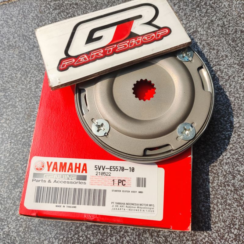 ONE WAY STATER MIO SPORTY SMILE SOUL NOUVO Z FINO ORI YGP ORIGINAL YAMAHA KOPLING STARTER CLUTCH