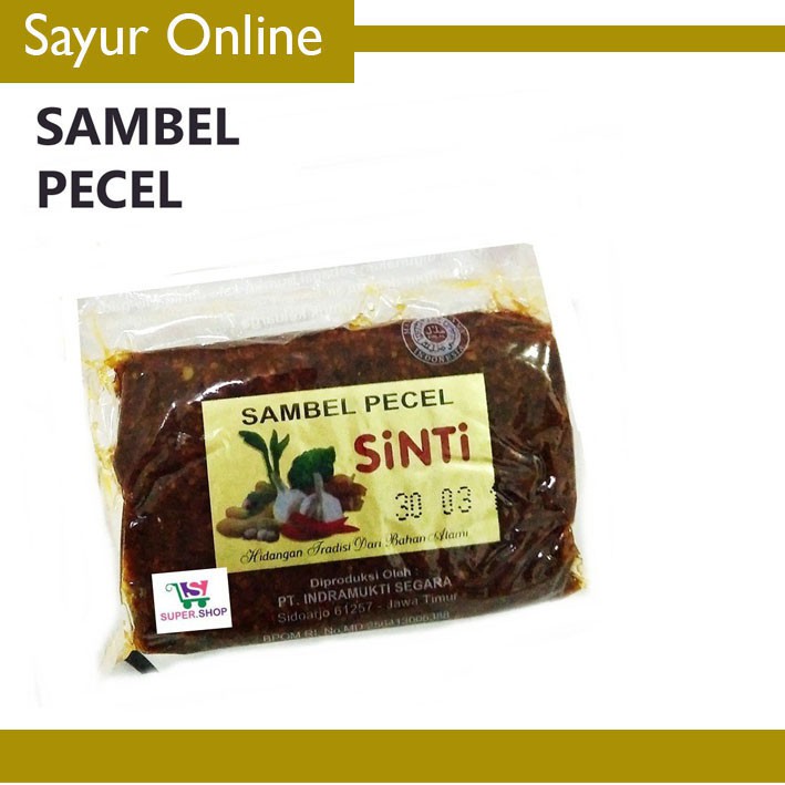 

[SayurOnline] SAMBEL PECEL SINTI - BUMBU KACANG [100g] Ukuran kecil