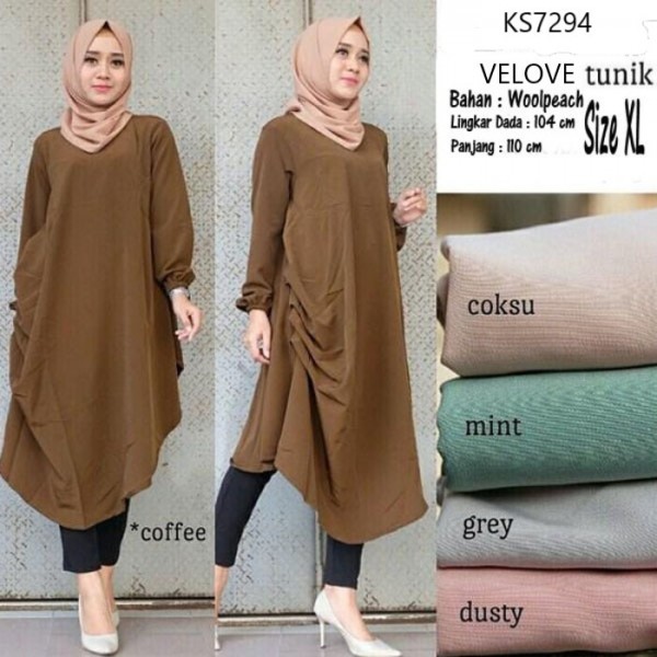 Velove Tunik Muslim- KS7294