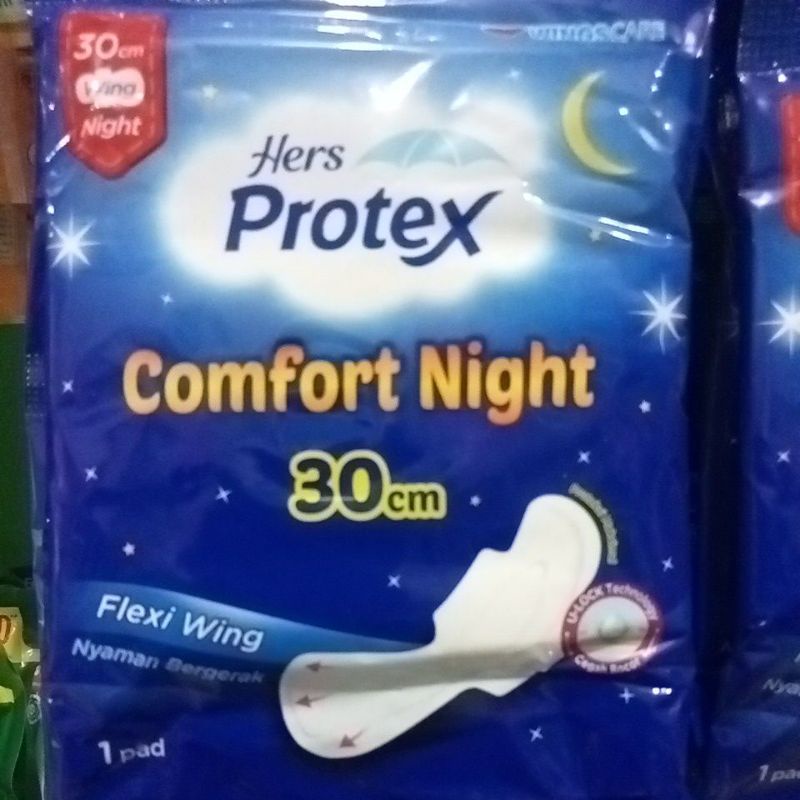 Promo #Pembalut Protex Comfort Night 30cm renceng 10sct