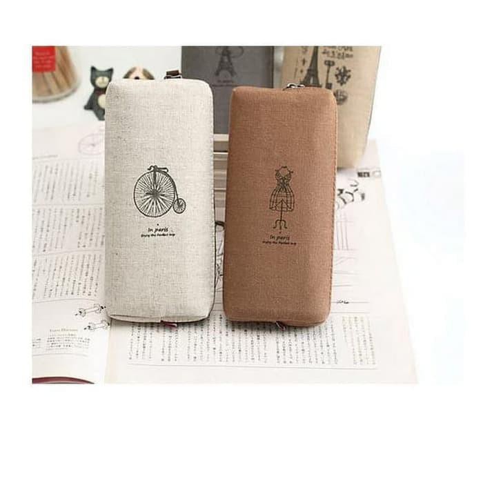 

Jual TP0036 Tempat Pensil Paris Classic / Tempat Kosmetik - coffee Diskon