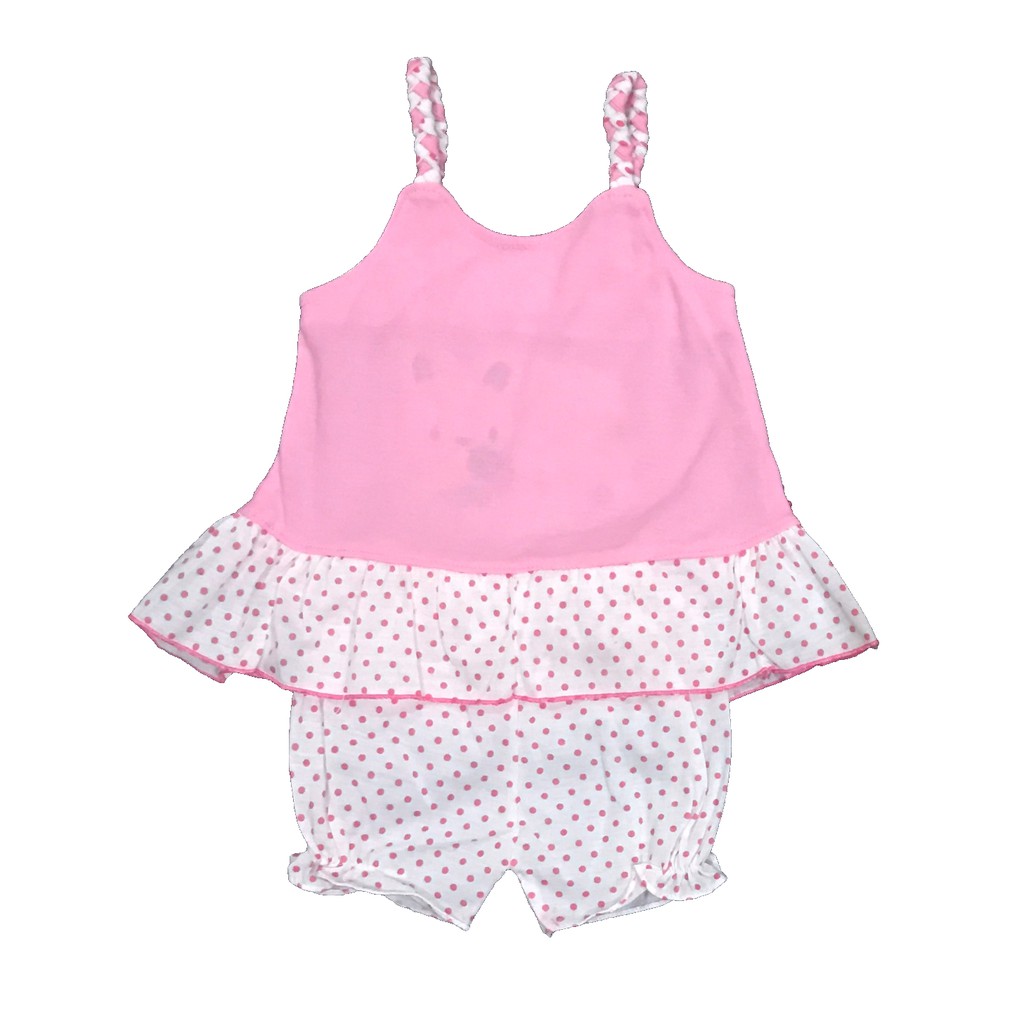 BAYIe - Setelan Baju bayi Perempuan motif RABBIT PLANET KIDS usia 0 - 6 bulan / Pakaian anak Cewek