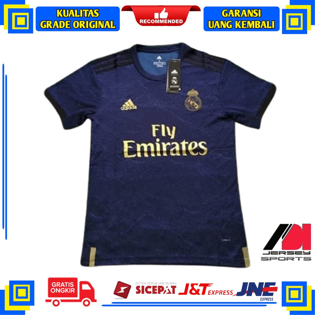 Jersey Real Madrid Away 2019 2020 Grade Ori Kualitas Terjamin Shopee Indonesia