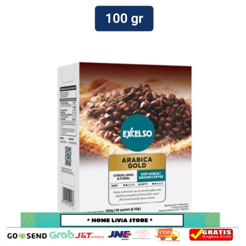 

Excelso Arabica Gold Folding Box 10 x 10gr