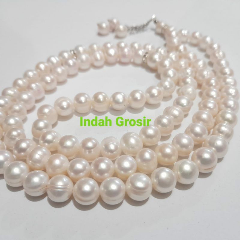 TASBIH MUTIARA 99BUTIR 10MM ASLI ORIGINAL