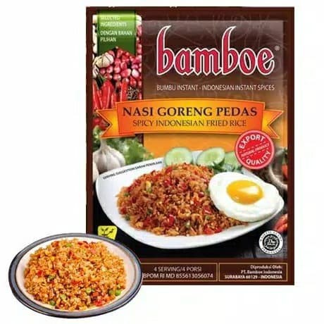 

Bumbu Nasi Goreng Pedas Bamboe 40 Gr